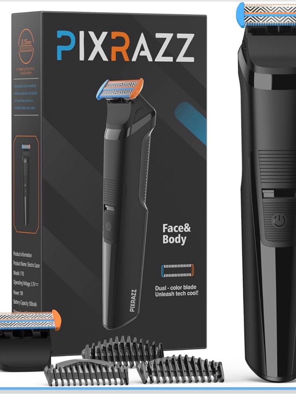 Black Face & Body Electric Trimmer